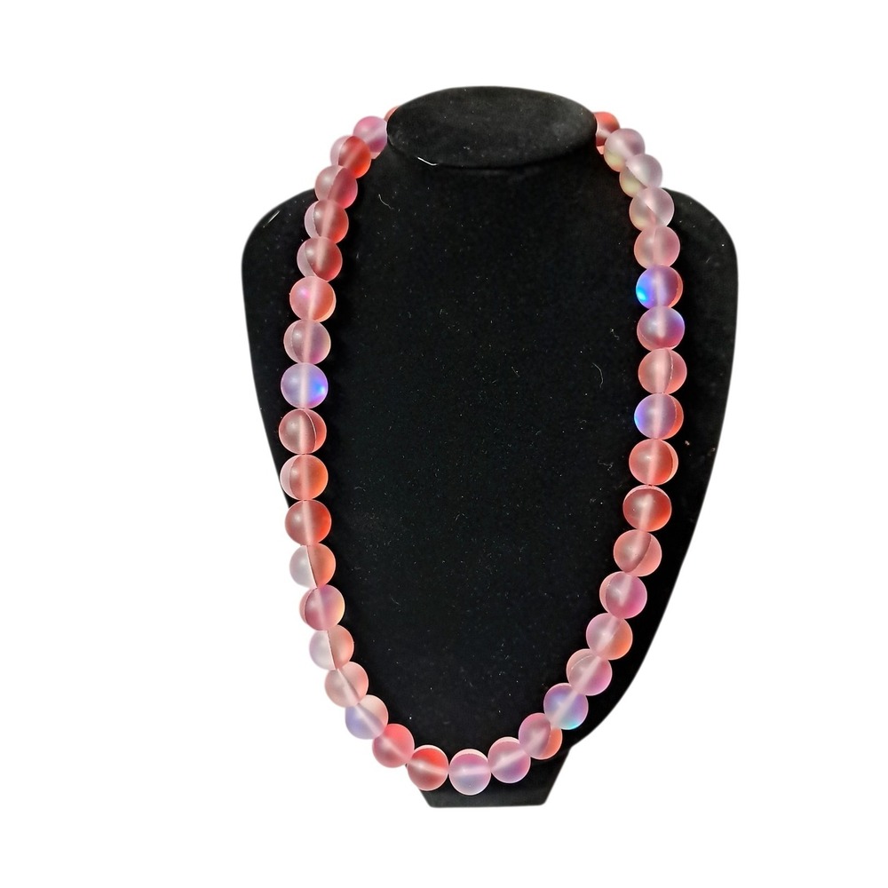 Pink Costume Jewelry‎ Lot. 5 Bracelets And 3 Necklaces - Picture 2 of 7